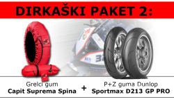 Capit Suprema Spina + Dunlop Sportmax D213 GP PRO